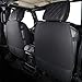 Aierxuan Jeep Wrangler JK JL Front Seat Covers Custom Fit 2/4 Door 2007-2025 Unlimited Rubicon 392 Sahara Willys Sport High Altitude Truck Pickup Waterproof Leather(2 PCS Front/Black1)