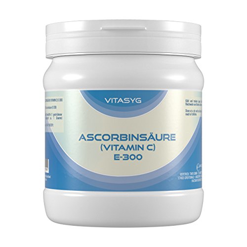 Ascorbinsäure Vitamin C Pulver 1000g Dose - ohne Zusätze - E300 - vegan