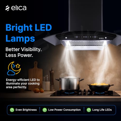 Elica Store Elica 90cm 1500 m3/hr BLDC Filterless Autoclean Kitchen - Image 7