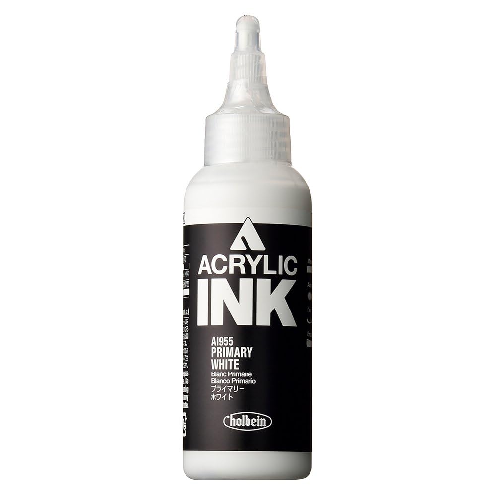 Holbein Inchiostro acrilico - Bianco primario, 100 ml