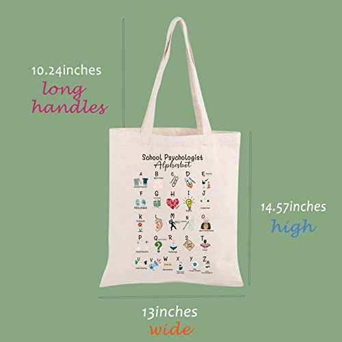 Bolso Tote de Lona para Psicólogo Regalo Agradecimiento miniatura 4