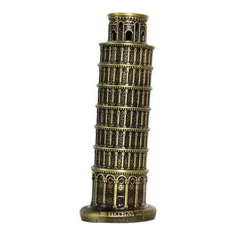 IUXROBU Leaning Tower of Pisa Metal Sculpture Cover