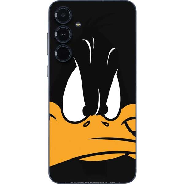 Skinit Decal Phone Skin Compatible with Galaxy A36 5G - Officially Licensed Looney Tunes Daffy Duck Design