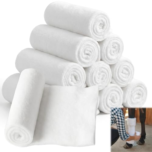 Abbylike 12 Pack Cotton Horse Leg Wraps Liner 30