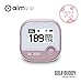 GolfBuddy AIM V10 Golf Navigation GPS Tracker Voice Rangefinders for Hat, Accuracy Distance Talking Bluetooth Wireless Laser Range Finder, Water Resistant Hunting Accessories for Golfers, Rose Gold