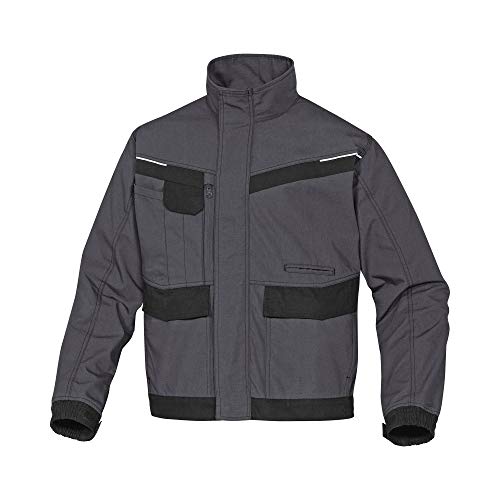 Delta plus MCVE2GNXG Mach2 Corporate - 10 chaquetas de trabajo (poliéster y algodón, talla XL), color gris y negro Cover