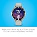 Garmin Venu 3S Silver Stainless Steel Bezel 1.2-Inch AMOLED Touchscreen Display Smart Watch with 41mm Sage Gray Case and Silicone Band