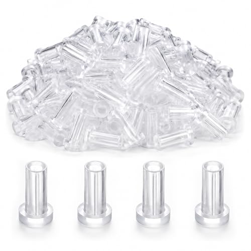 Xuhal 300 Pcs Lc Fiber Caps Bulk 1.25 mm Plastic Dust Cap Lc Fiber Optical Cover Connector End Dust Optical Cover for Various Interfaces Devices Protection