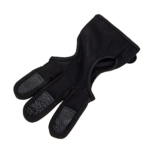 VANZACK Accessory Hand Gloves Women Finger Protector Guard Support Portable Shooting Glove Hunting Adjustable Equipment Portable Glove Spandex Black