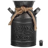 Pot à fleurs vintage – ce pot à fleurs apportera couleur et originalité à votre maison, bureau, boutique de fleurs, etc. seau pour compositions