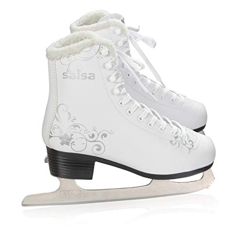 MTP-Racing Baud - Patines de hielo para mujer (talla 32), color blanco
