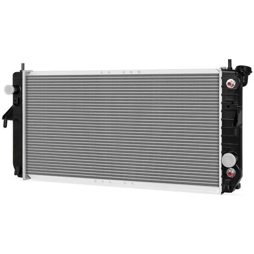 Image of DWVO Radiator Compatible with 2006-2008 Buick Lucerne 3.8L V6, Direct Fit Radiator with Aluminum Core and High-Density Fins, Replaces CU2854