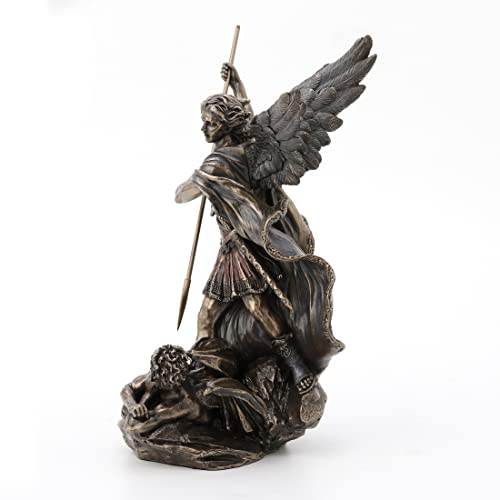 Veronese's St Michael Slaying Dragon With Spear Statue #TOP5
