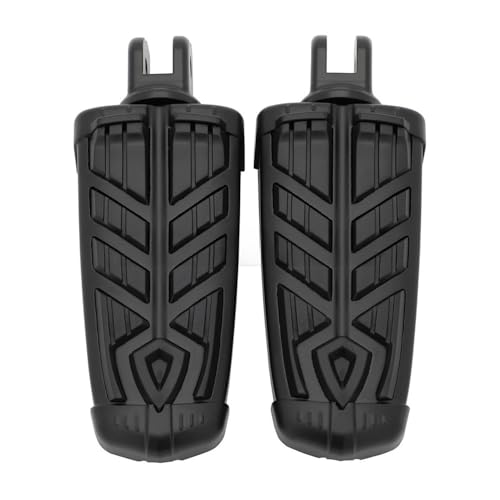 Repose-Pieds Avant Moto pour Harley Street Bob et FXBB, Cale-Pieds Conducteur Noir