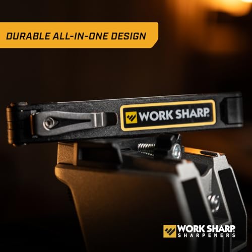 Image of Work Sharp Folding Field Sharpener for Knives and Tools - Compact Portable Knife Edge Maintenance Gear For Tradesmen Craftsmen & Outdoor Professionals