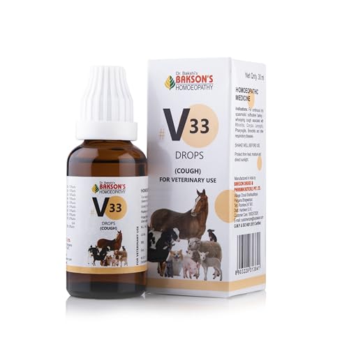 Bakson Veterinary | Animal Cough Drops | 30 ML | Dog & Cat Cough Syrup | Gentle Throat Aid Bakson for Pets | Relieves Dog Cough, Chest Congestion & Breathing Issues