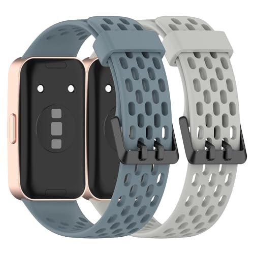 �mRuenTech�n�Ή� Huawei Band 10/band 9/9 NFC/band 8/8 NFC �r���v�����x���g�A�X�|�[�c�o���h �|�[���X�ʋC�x���g �V���R�����ւ��o���h �_�炩�� �y�� �h�� �ʋC�h�� �j���ʗp ���F�I�� (�A�b�V���u���[+�O