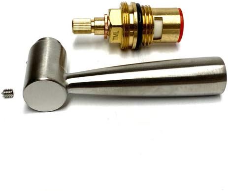 Franke Olympus, Basel, Filterflow Kubus Compatible Hot Tap Handle Lever and Cartridge (Brushed Steel)