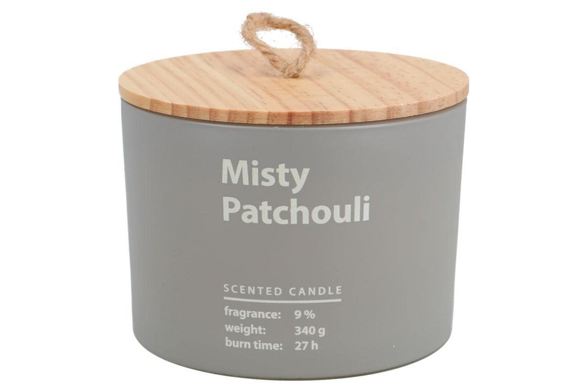 6er Pack - Home Aroma Duftkerze MISTY PATCHOULI 340g - 11 x 8,5cm - Brenndauer 27 Stunden