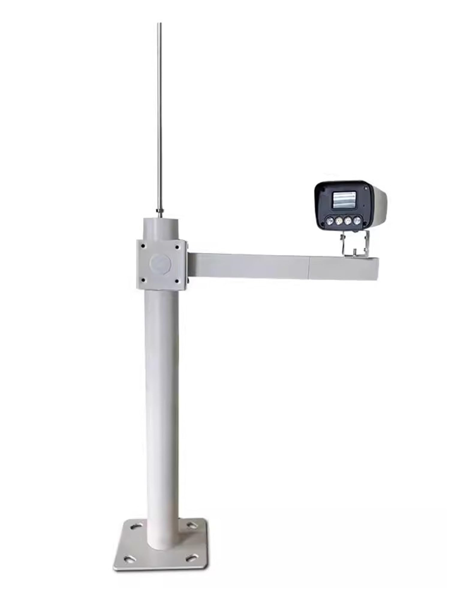 Wysięgnik do kamery, zestaw przedłużający do słupka kamery bezpieczeństwa, 60 cm uchwyt podłogowy do kamer monitorujących, regulowany uchwyt na kamerę bezpieczeństwa ze śrubami, pomysł
