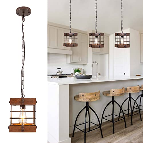 Farmhouse-Rustic-Chandelier-Light-Fixtures-1-Light-Square-Lantern-Pendant-Light-Hanging-Light-with-Adjustable-Chain-for-Kitchen-Dining-Room-Bedroom-Foyer-Hallway Farmhouse Rustic Chandelier Light Fixtures 1 Light Square Lantern Pendant Light Hanging Light with Adjustable Chain for Kitchen Dining Room Bedroom Foyer Hallway