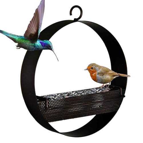 Couronne Company Mosaic Bistro Bird Feeder Copper M439-200-C, 16.9oz