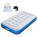 Produktbild AKZIM Premium-Luftmatratze Einzel Luftbett, Gästebett Inflatable Air Mattress mit Wiederaufladbarer Luftpumpe-Aufbewahrungstasche und Reparaturflicken -203 x 99 x 22cm