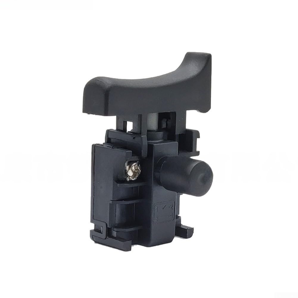 Bouton d'interrupteur d'alimentation de tronçonneuse sans balais pour scie électrique de 15,2 cm et 20,3 cm, pièce de rechange en métal et plastique avec commande latérale