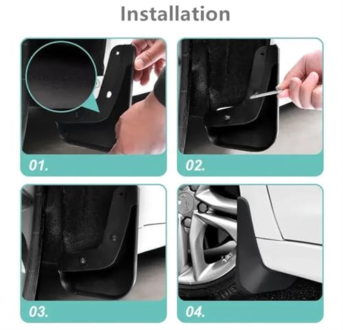 Bavettes pour Mazda CX-5 KF 2017-2020 garde-boue avant arrière