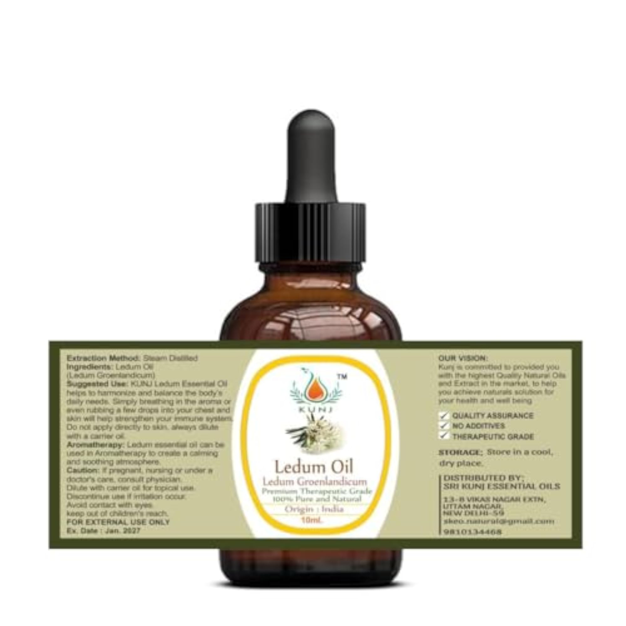 Ledum Essential Oil 10 ML, 100% Pure
