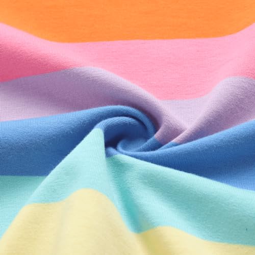 Image of weLaken Unicorn Sweatshirts for Girls Thick Cotton Pullover Tops Fall Winter Children Girls Clothing
