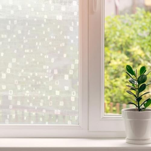 Vinilo decorativo adhesivo frosted 60x100 cm blanco miniatura 3
