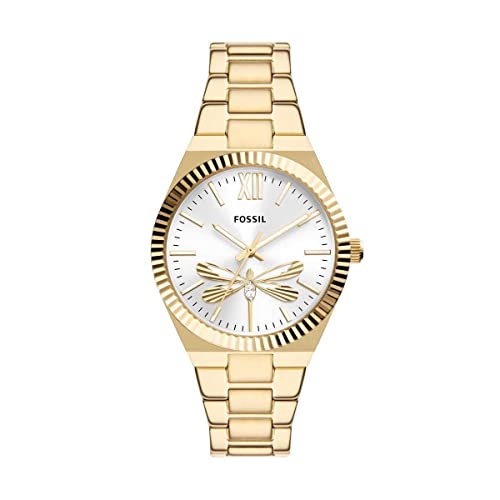 Fossil Damen Analog Armbanduhr Scarlette