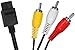 Eaxus® Video AV Kabel Geeignet für SNES, N64, GC - Super Nintendo, Nintendo 64, GameCube Kabel - 1,75 Meter TV Kabel