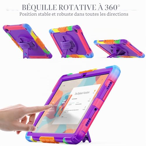 Coque antichoc Samsung Galaxy Tab A11+ protégeant l'écran du stylo