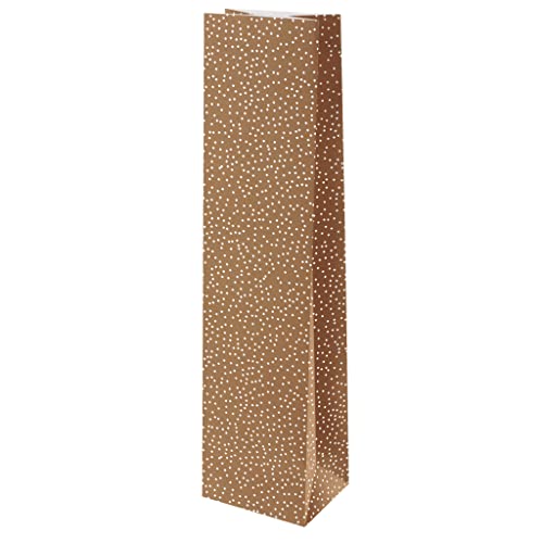 SUSYCARD Flessenzak papier 10x41x8cm natuur FSC 1 stuk