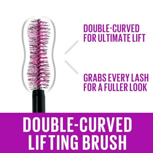 Maybelline New York False Lash Effect Mascara, The Falsies Lash Lift, Colour: Black, 9.6 ml