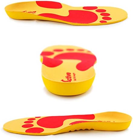 Childrens Arch Support Orthotic Insole | NHS Approved | Medical-Grade for Sever's Disease, Plantar Fasciitis, Heel Pain, Knee Pain, Back Pain (1/2.5 Junior UK (32-34 EU))