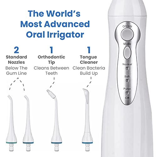 Aquasonic Home Dental Center Rechargeable Power Toothbrush & Smart Water Flosser - Complete Family Oral Care System - 10 Attachments And Tips Included - Various Modes & Timers #TOP3