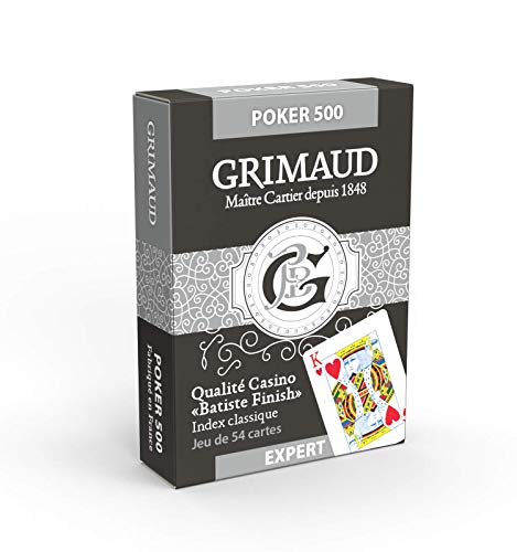 Grimaud Expert - Poker 500 - Jeu de cartes