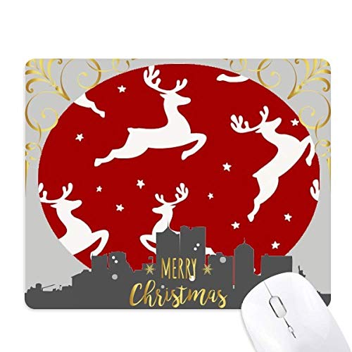 Tapis de souris de Noël en caoutchouc pour éviter les glissements de bureau