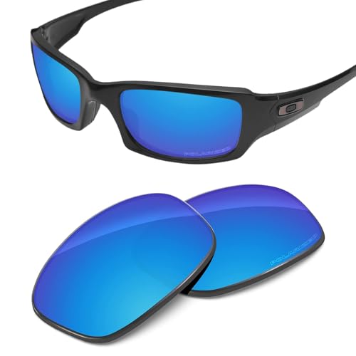 Image of Performance Lenses Compatible with Oakley Fives Squared OO9238, Polarized, UV Protection, Anti-Scratch