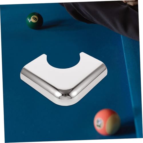 Protection d'angle pour table de billard en fer argenté idéale pour bars - 6