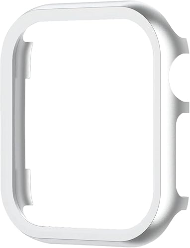 MURVE Funda de aleación de aluminio para Apple Watch Series 7 de 1.614 in y 1.772 in, carcasas de metal para iWatch 6 SE 5 3 1.575 in 1.732 in,