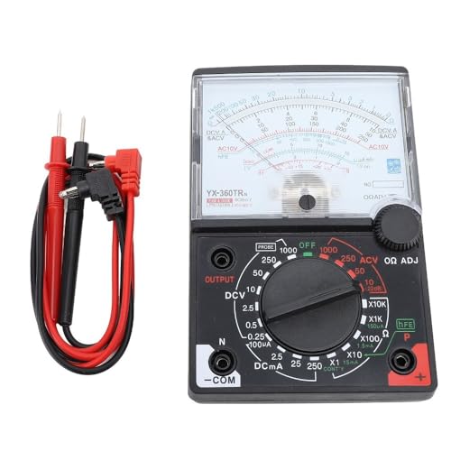 MOPFOL Black Plastic Pointer Type Multimeter Durable Professional High Accuracy Analog YX 360TRn Multimeter Maintenance Work