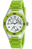 Invicta Angel Women's 38mm Chronograph Green Silicone flame fusion Watch 18793