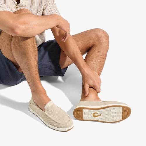 Image of OluKai Kakaha Mesh Men's Mesh Slip-On Shoes, Lightweight & Versatile Everyday Shoe, All-Day Wear & Comfortable Fit
