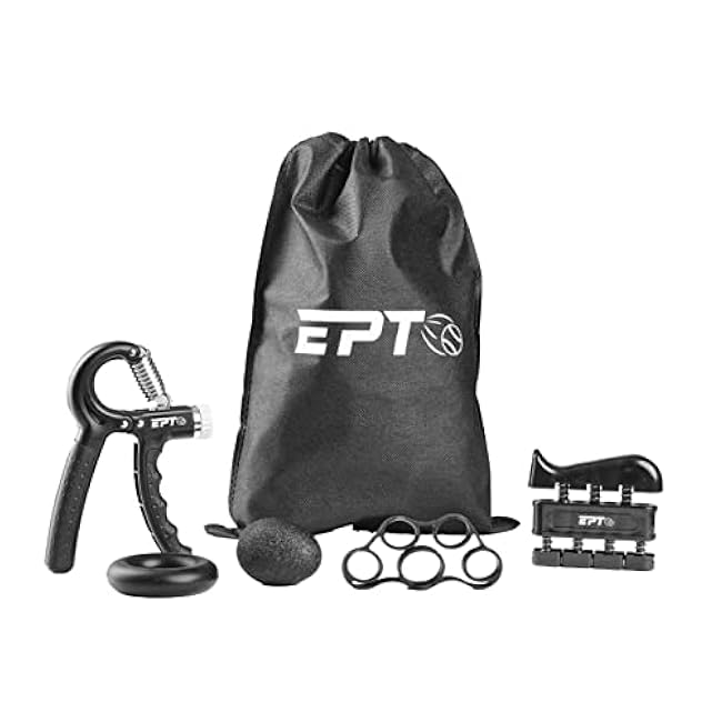 Baseball Training Equipment: Arm Resistance Bands & Hand Grippers + 4 More Essential Training Tools - Carrying Bag & Instructions (9 Pcs) by Branded-X