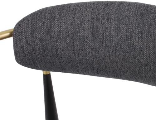 Miniatura 8 de Modern Dining Chairs Set of 2, Upholstered Kitchen Chairs with Iron Frame, Table & Chair Sets for Dining Room, Desk Chair for Office and