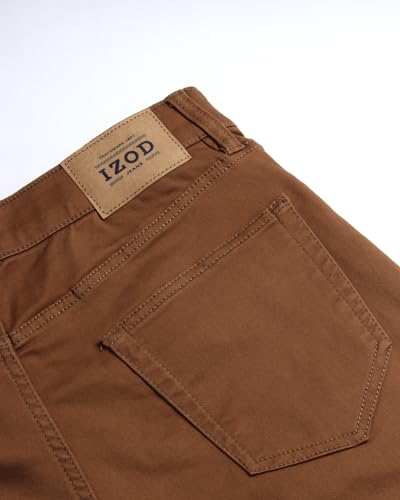 IZOD Men's Jeans - Regular Fit Comfort Stretch Knit Denim Jeans - Straight Leg Casual Pants for Men4